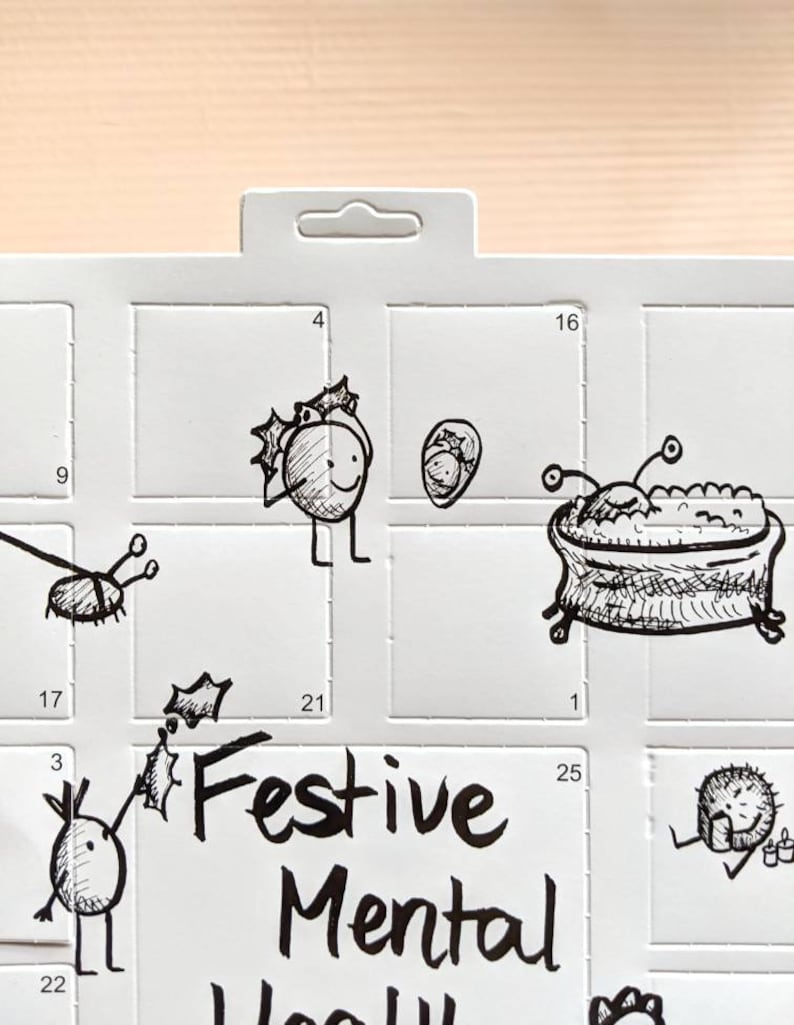 Self Care Advent Calendar for Mental Health Anxiety Etsy