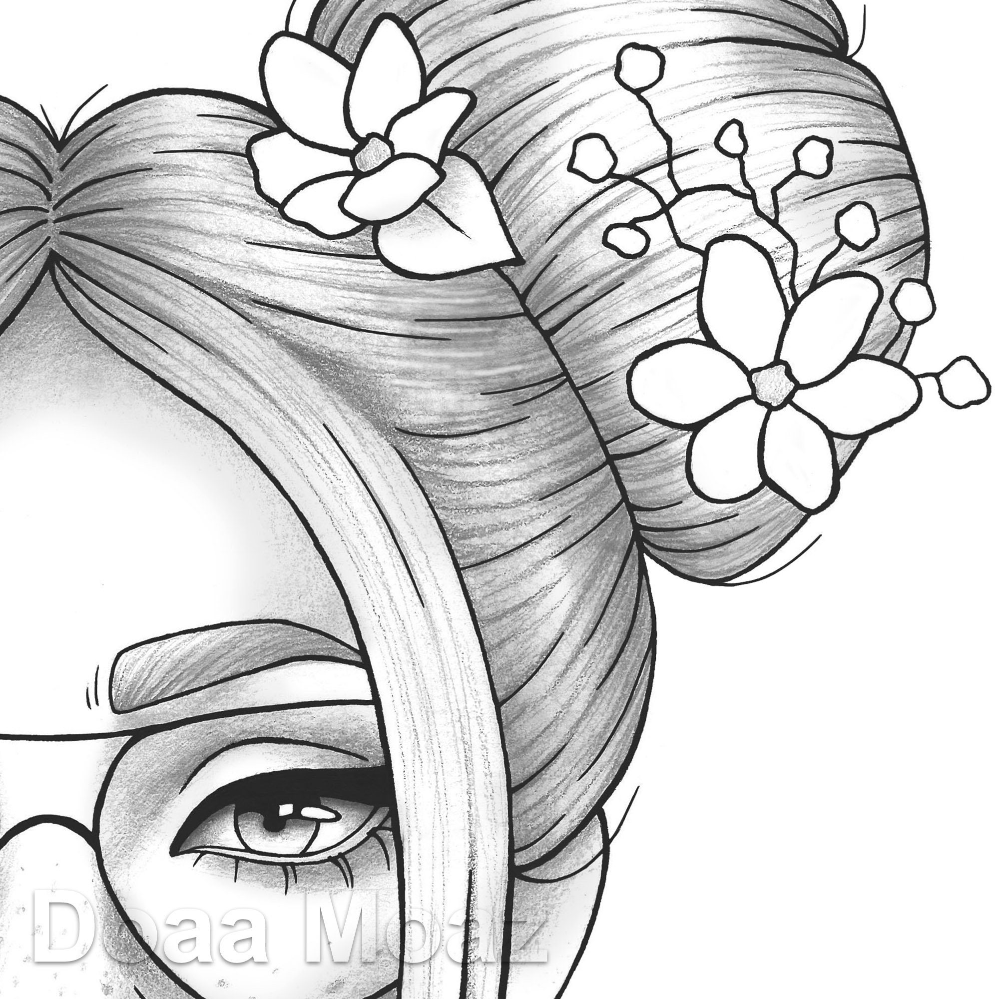 Drawing Stuff For Girls  Coloring Page For Girls 