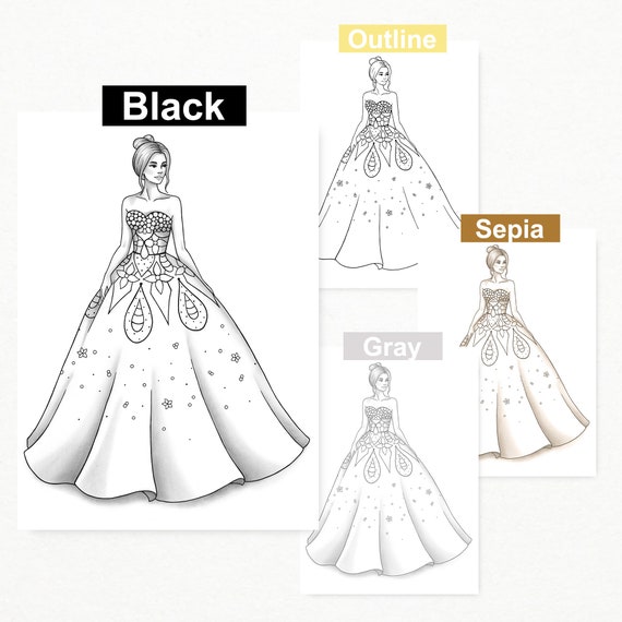 How to color fashion design sketches: quick and easy tutorial