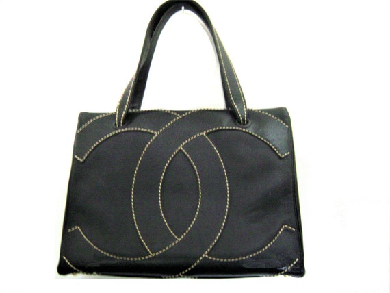 chanel big black bag