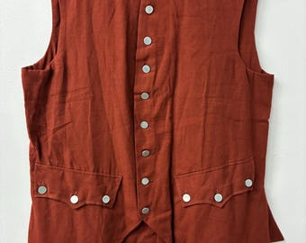 Colonial Linen Waistcoat