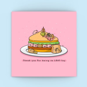 Cute Sandwich card - Kawaii Card | Cards for her, Cards for him | Funny Birthday Card For Boyfriend For Girlfriend Card | Valentines card
