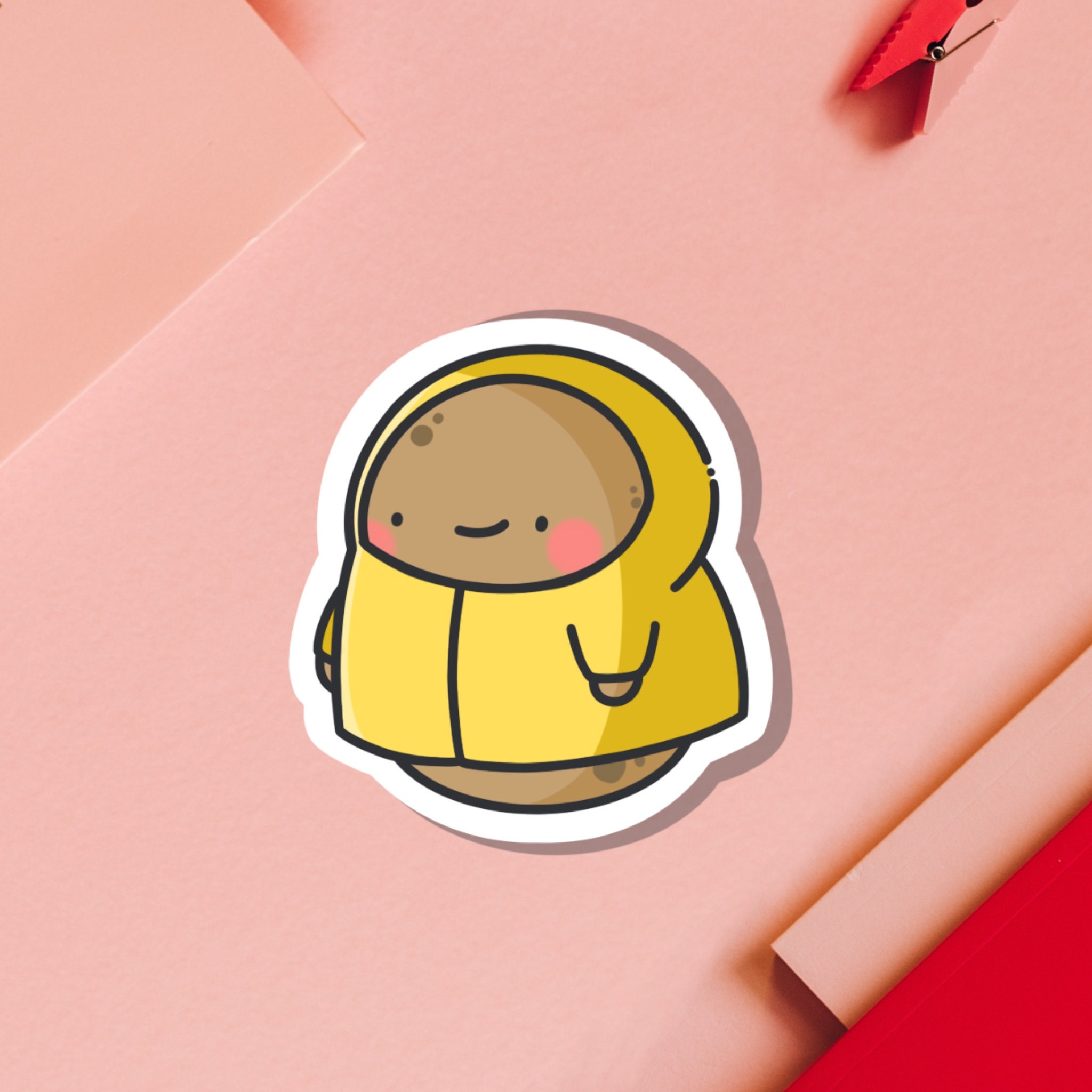 Rainy Day Potato Vinyl Sticker Kawaii Stickers Potato - Etsy UK Rainy Day Potato Vinyl Sticker Kawaii Stickers Potato - Etsy UK