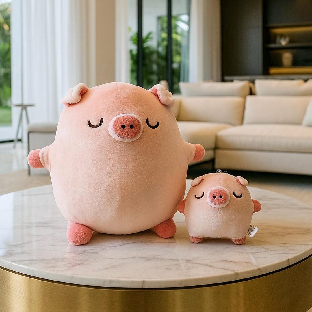カボチャ型豚ぬいぐるみ もちぶた Lサイズ アグー豚 ブラック ブタ ぬいぐるみ ぶた モリサカ
