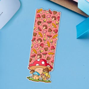 Mushroom Bookmark | Cute Kawaii Mushroom Bookmark, gifts for friends, family | Gift For Book Lover | Book Club Gift, Bookworm
