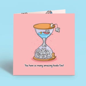 コアラ カード - かわいいコアラ カード | 彼女のためのカード、彼のためのカード | ボーイフレンドのための面白い誕生日カード、ガールフレンドのためのカード | バレンタイン カード