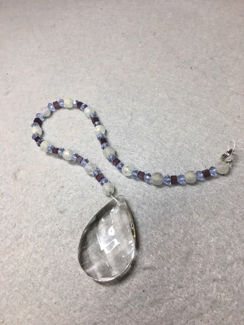 blue and sparkly Suncatcher Purple
