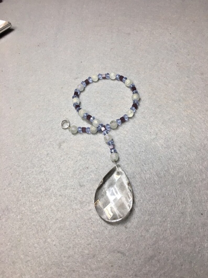 blue and sparkly Suncatcher Purple