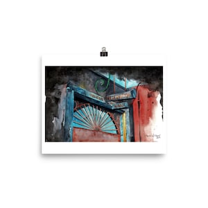Preservation Hall Watercolor Poster Print