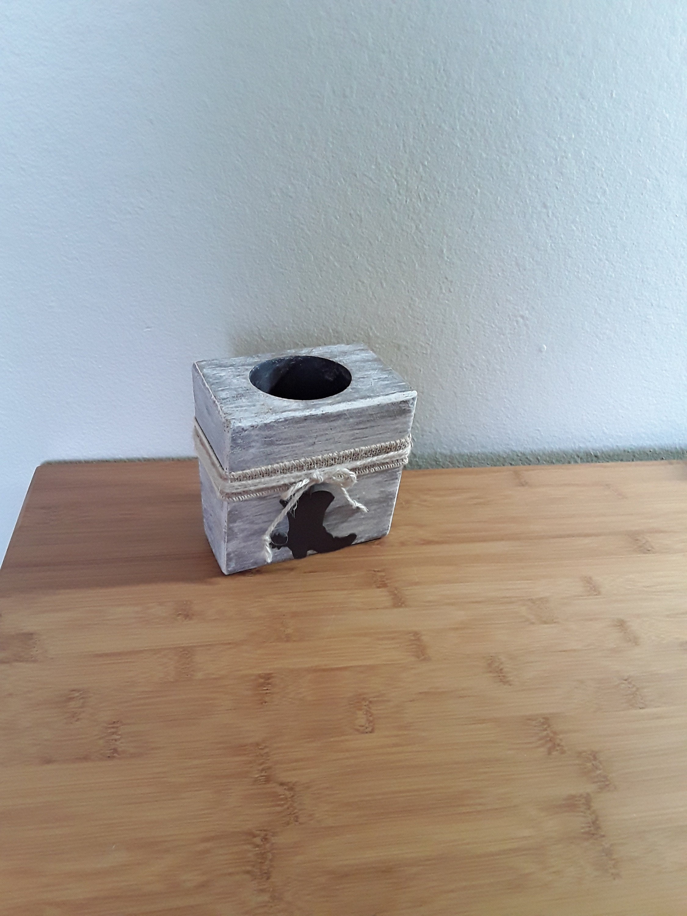 Vintage sugar mold candle holder western decor Etsy