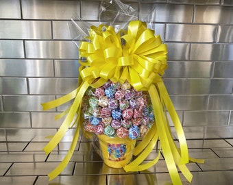 Happy Birthday Lollipop Bouquet/ Birthday Candy Lollipops / Sucker Bouquet