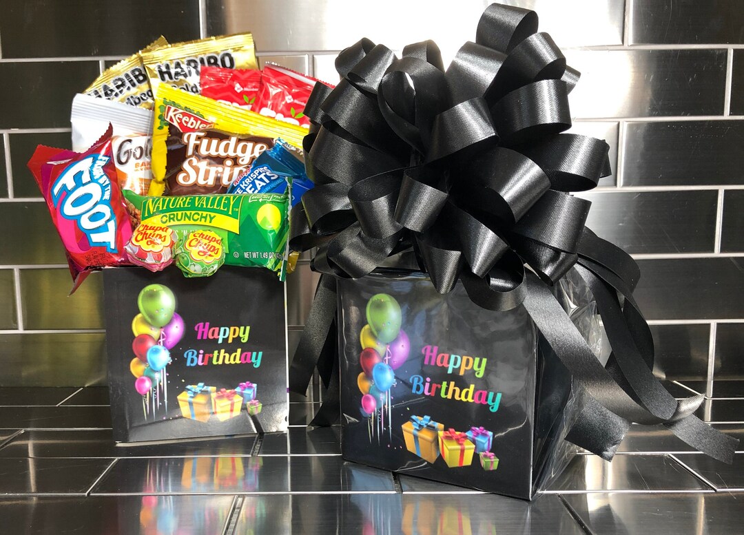 Kids Happy Birthday Gift Basketbox / Comes With Cookies and Etsy