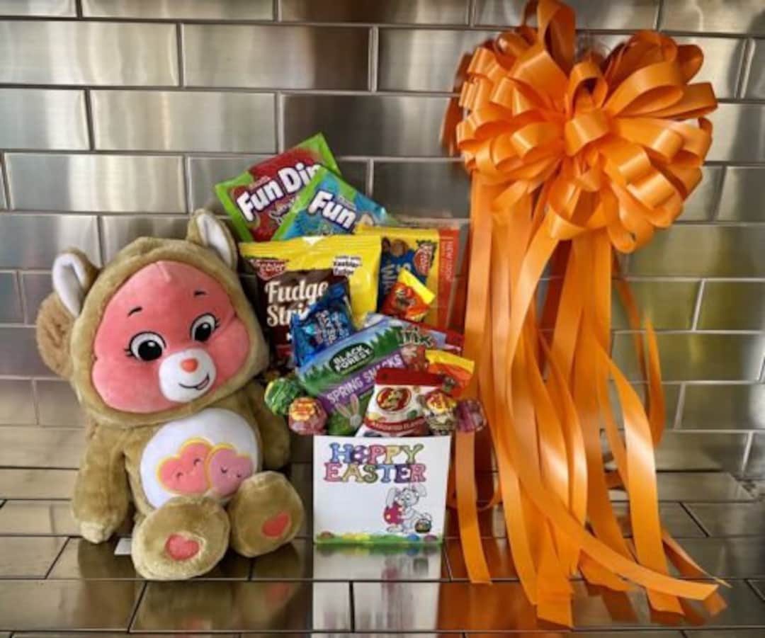 Kids Easter Basket Care Bear Love A Lot Fox Bear Easter Basket With