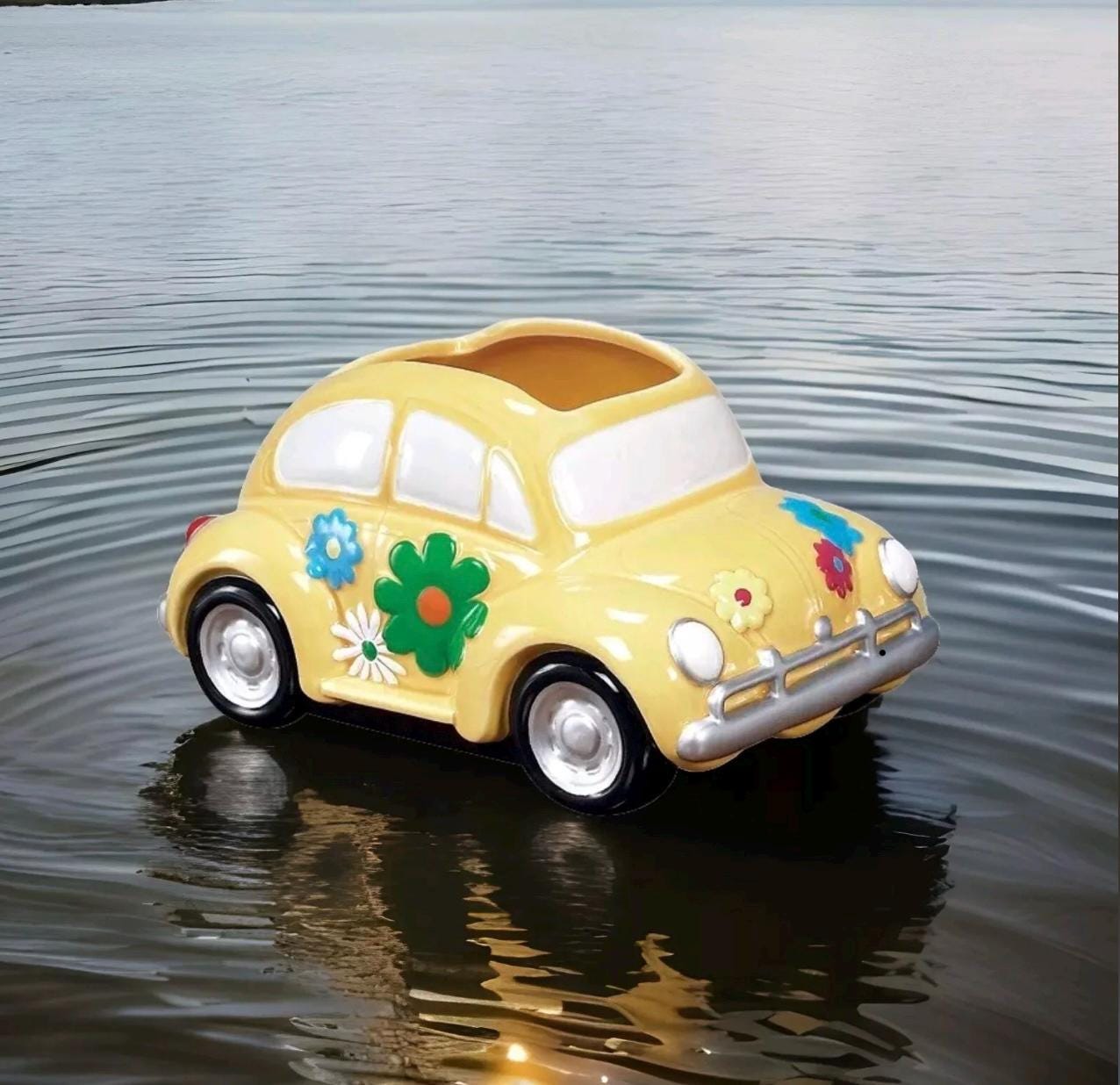 Yellow Ceramic Love Bug Beetle Planter, Succulent or Candy Dish - Etsy