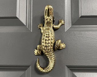 Alligator Door Knocker