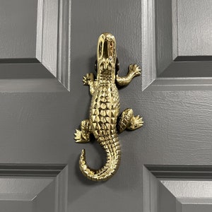 Alligator Door Knocker