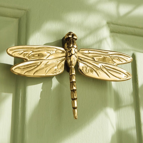 Brass Dragonfly Door Knocker Brass Dragonfly Door Knocker