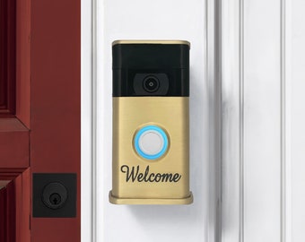 Welcome Video Doorbell Cover (Ring 2nd Gen)