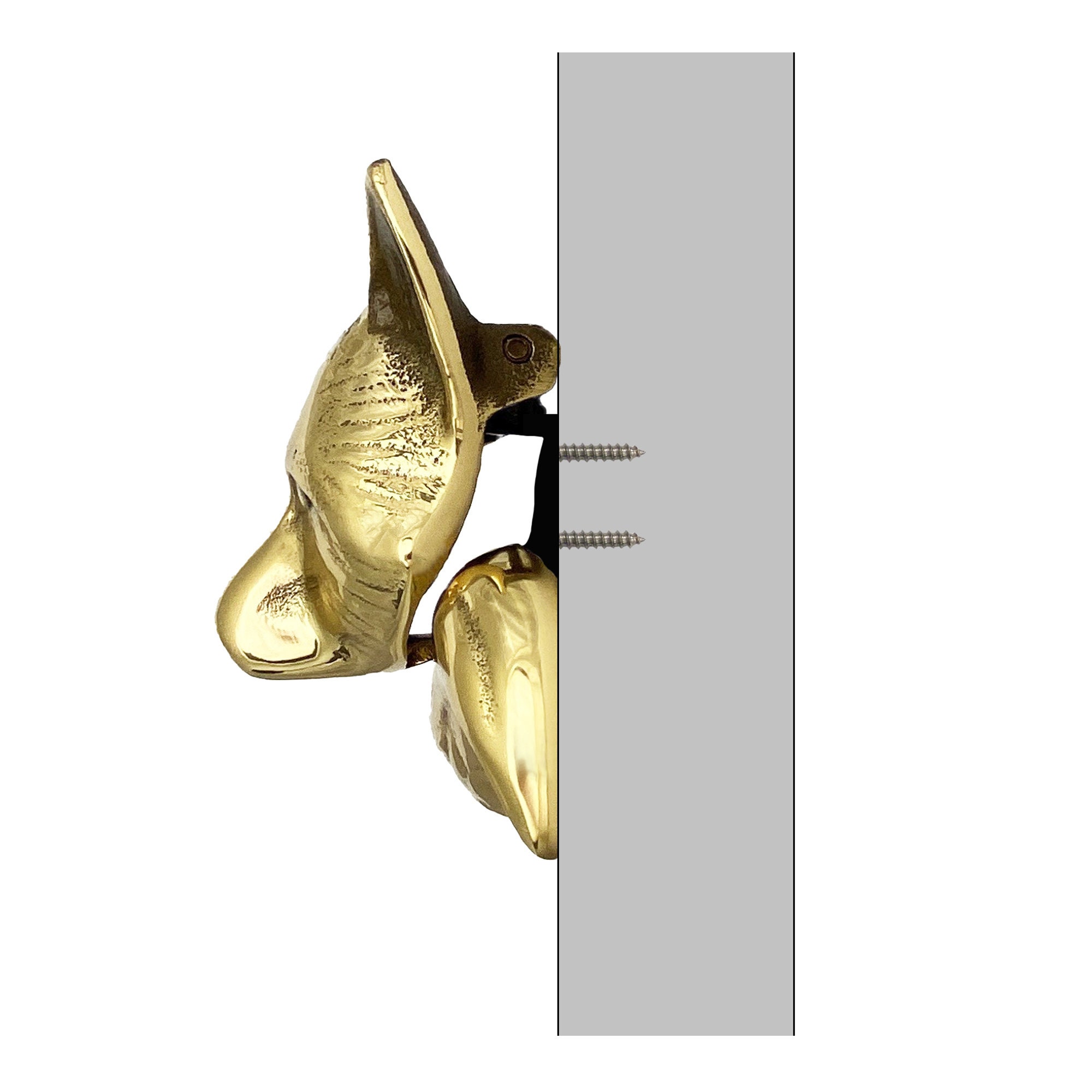 Michael Healy Pinecone Door Knocker - Brass (Premium Size)