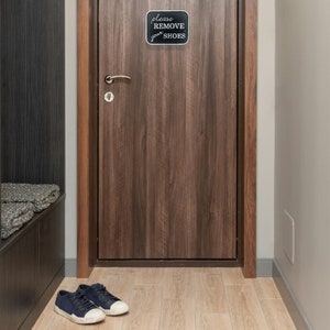 Remove Your Shoes Sign