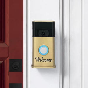 Welcome Video Doorbell Cover (Ring 2nd Gen)