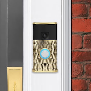 Waves Video Doorbell Cover (Ring Battery Doorbell 2024 Release)