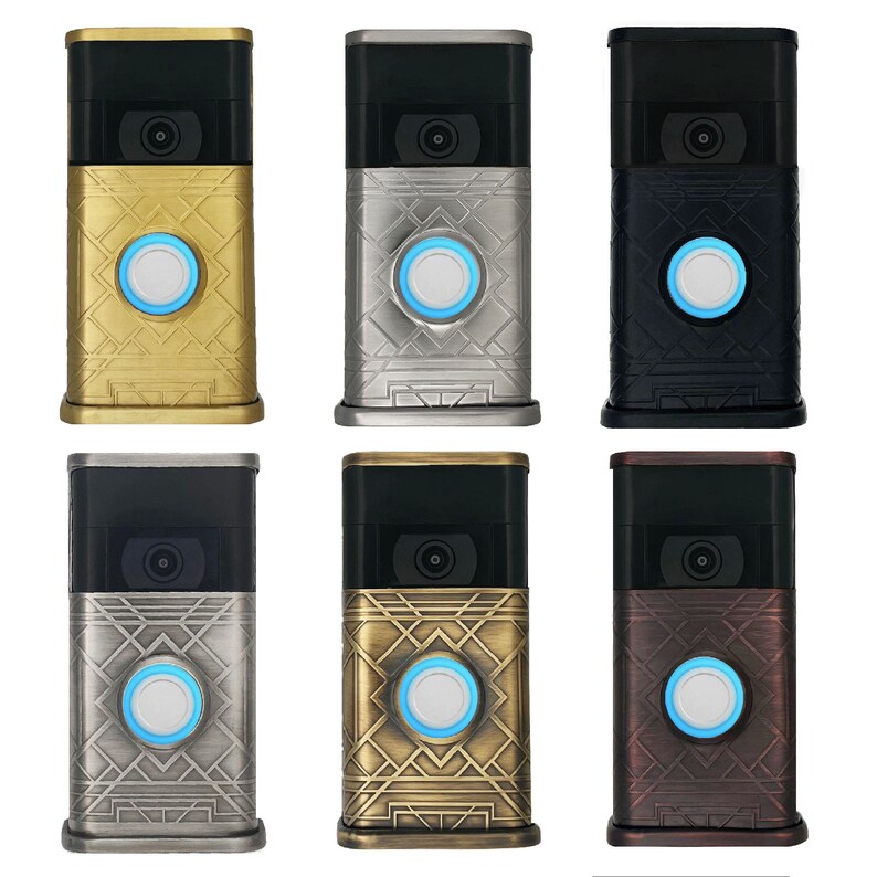 Art Deco Video Doorbell Cover ring 2nd Gen Etsy Art Deco Video Doorbell Cover ring 2nd Gen Etsy