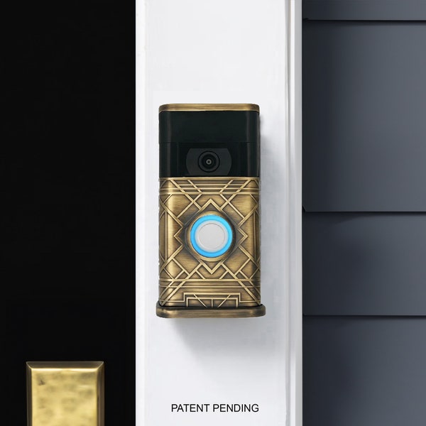 Art Deco Video Doorbell Cover (Ring 2nd Gen)