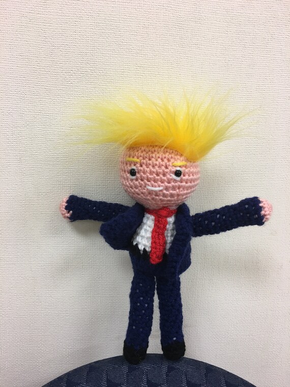 crochet trump doll