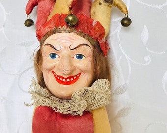antique jester doll
