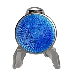 Miniature Vogue Powder Compact Guilloche Enamel circa 1930