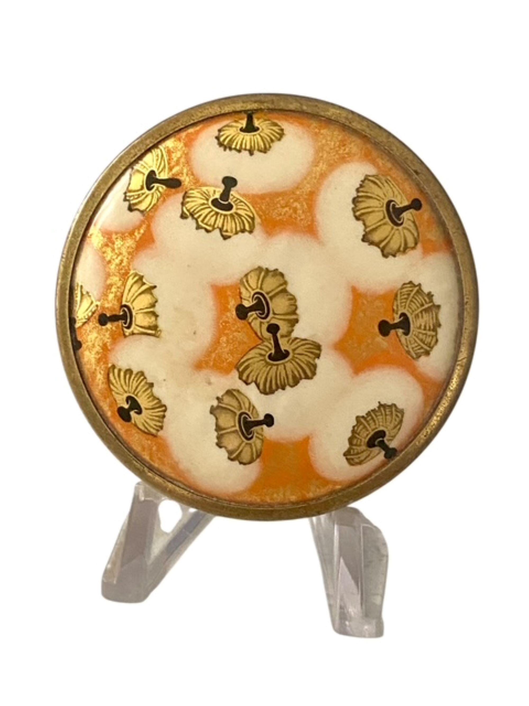 稀少 ルネ・ラリックデザイン コティのパウダーケース