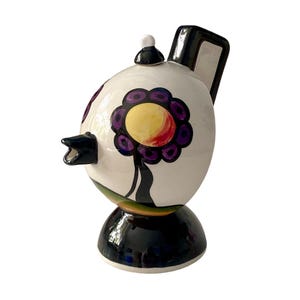 Lorna Bailey Ceramic Half Moon Poplars Design Tea Pot