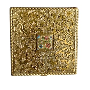 Czech Powder Compact Art deco 1930s