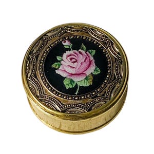 Art Deco Powder Compact Enamelled circa 1930