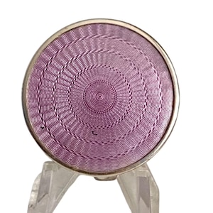 Art Deco Vogue Powder Compact Guilloche Enamel circa 1930
