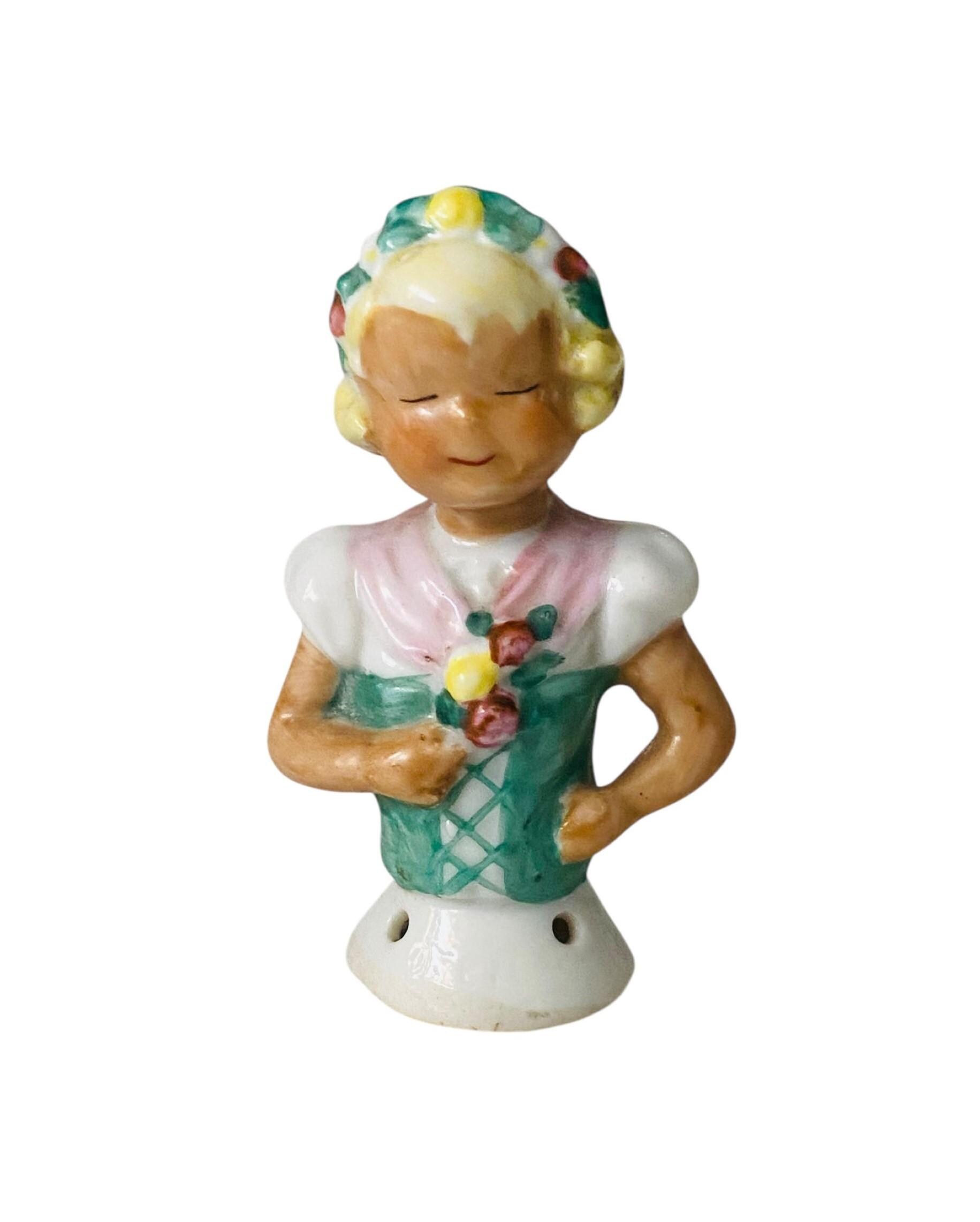 アンティークドイツ磁器ファゾルド＆シュタウフスイス子供用ピン