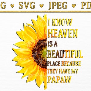 Papaw Loss Quote Svg, Guardian Angel png, dans la mémoire aimante clip art, grand-père au paradis rip, citation de poème commémoratif, repose en paix
