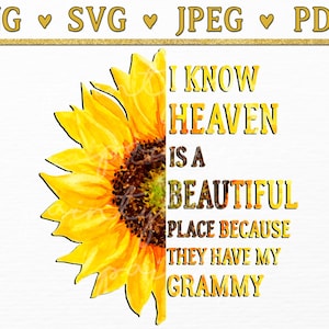 Grammy Loss Quote Svg, Guardian Angel png, dans la mémoire aimante clip art, grand-mère au paradis rip, citation de poème commémoratif, repose en paix