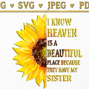 Soeur perte citation Svg, ange gardien png, dans la mémoire aimante clip art, soeur dans le paradis rip, citation de poème commémoratif, repose en paix