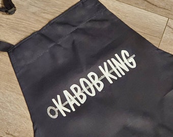 Men's "Kabob King" Apron