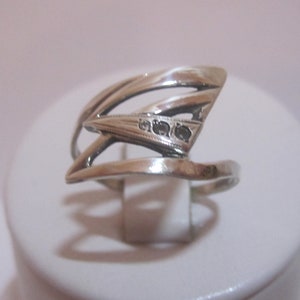 925 Sterling Silver Ring with a stone Elegant gift for a girl