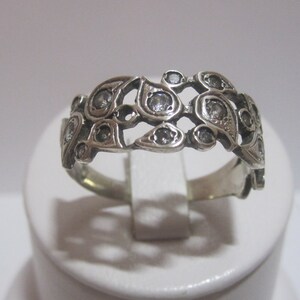 925 Sterling Silver Ring with a stone Elegant gift for a girl