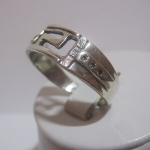 925 Sterling Silver Ring with a stone Elegant gift for a Man
