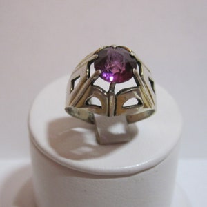 925 Sterling Silver Ring with a stone Elegant gift for a girl