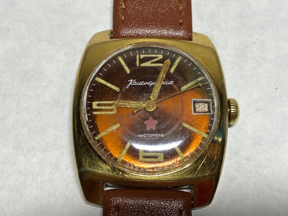 Vintage watch AU10 (Wostok), Soviet men's watch V… - image 3