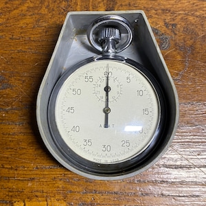 USSR Vintage Mechanical Stopwatch-Chronometer, stopwatch AGAT, sports equipment, AGAT, mechanical stopwatch