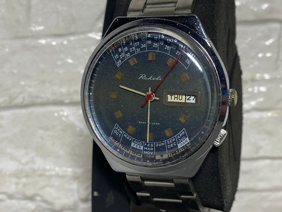 RAKETA Rare Vintage Soviet watch, mechanical mens… - image 4