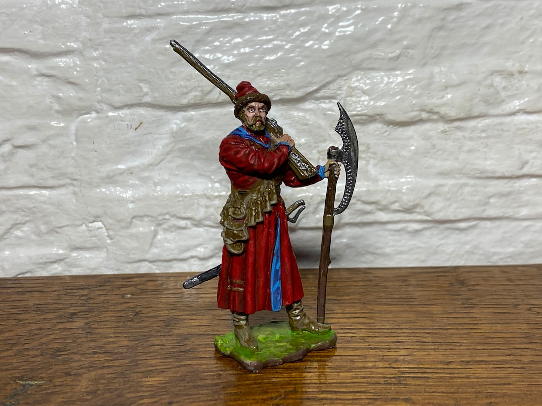 Tin Miniature. Pewter Sculpture. Tin Soldier. Middle Ages. Etsy