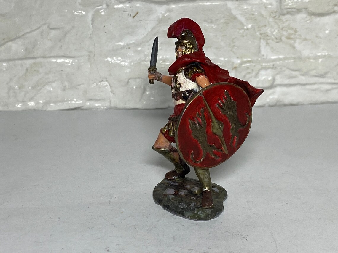 Tin Miniature. Pewter Sculpture. Tin Soldier. Ancient Rome. Etsy